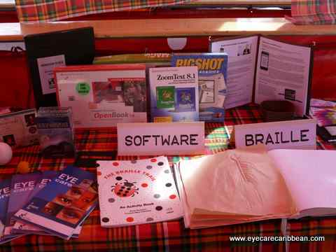 a display at the exhibition